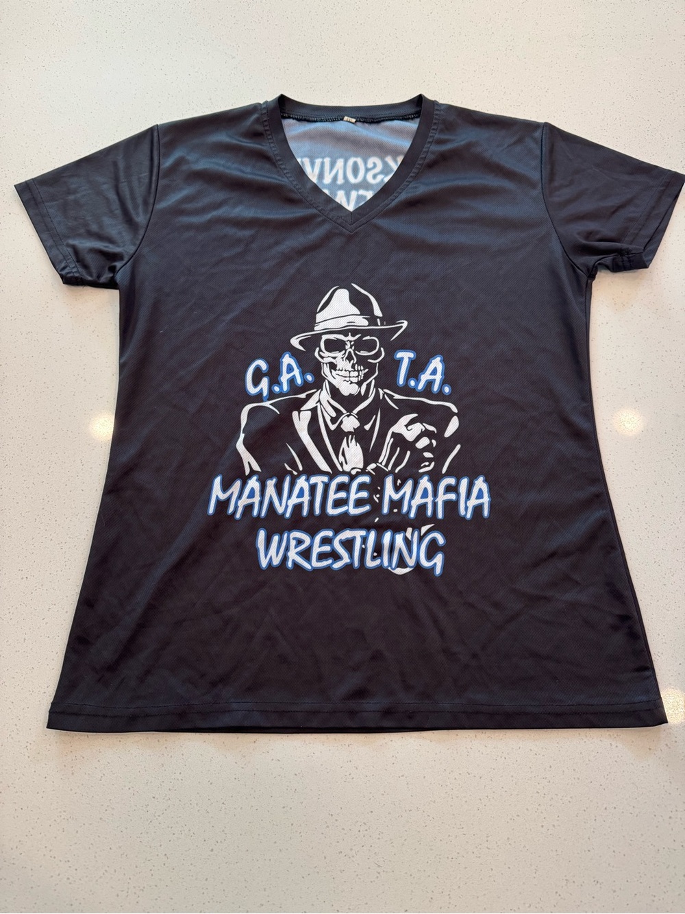 Women’s XXL Florida Cities Skull Mobster Halloween Summerween Wrestling Jersey
